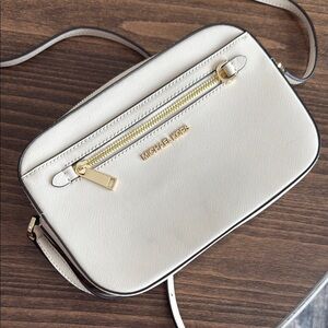Michael Kors White Crossbody Bag